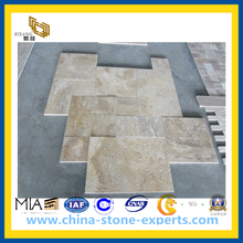 Beige Travertine Tiles for Wall and Floor(YQC)