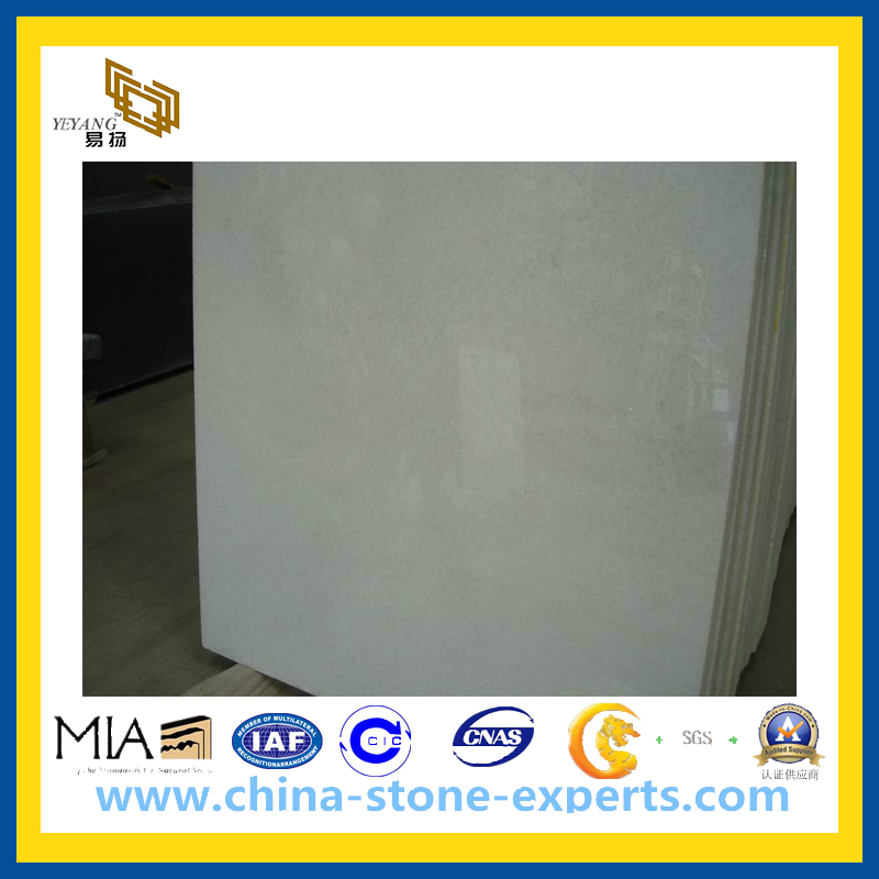 Crystal White Marble Tiles for Flooring and Wall(YQC)