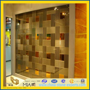 Glass / Natural Mosaic Wall Tile for Decoration / Background(YQT)