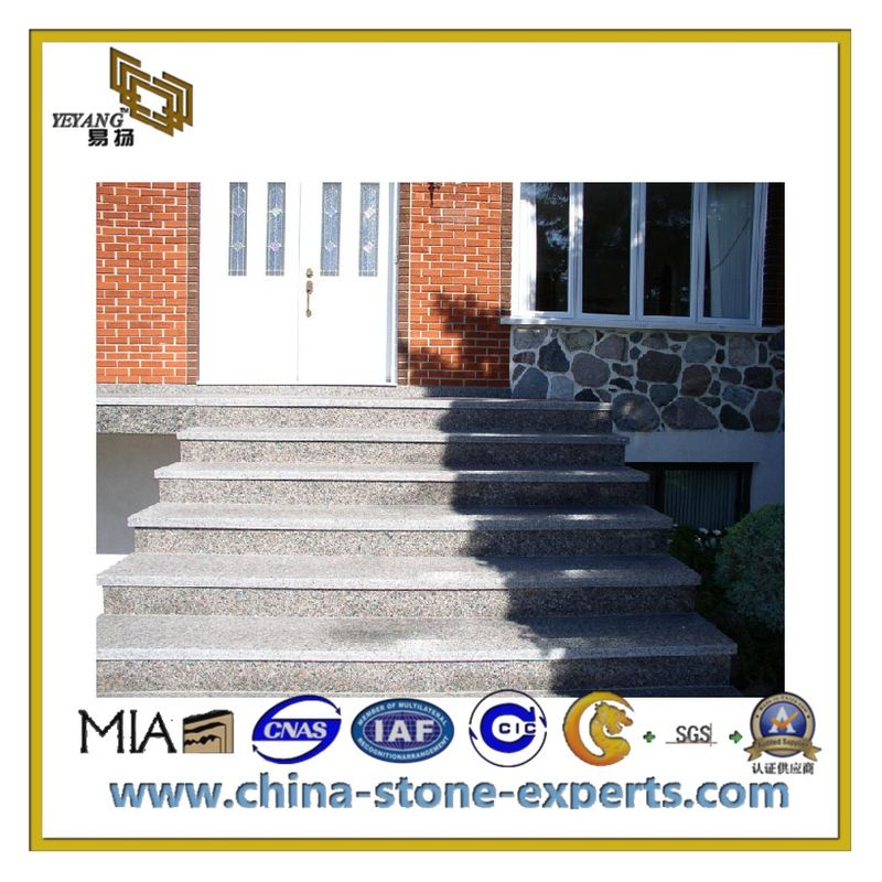 Kashmir White Polished Granite Step Stairs(YQC-S1009)