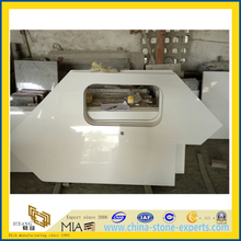 White Artificial Quartz Stone for Kitchen Countertop (YYL)