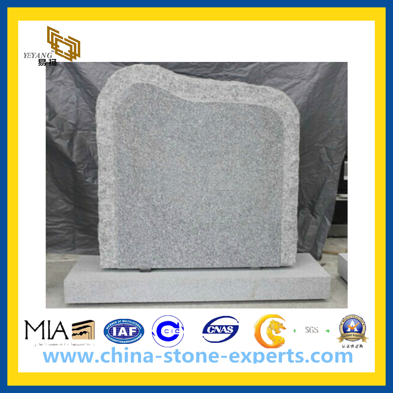 Grey Granite Engraving Stone for Cemetery （YQZ-MN）