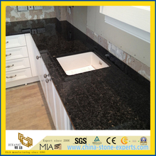Angola Black Granite Laminate Kitchen Countertop