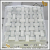 White Tiles Marble Mosaic Herringbone Mosaic Carrara For Project