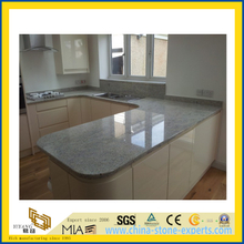 Natural Stone Polished Spray White Granite Countertop for Kitchen/Bathroom (YQC)