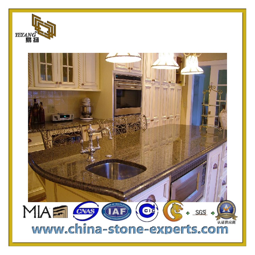 Natural Granite / Marble / Quartz Stone Vanity Top and Kitchen Countertops(YQC-GC1027)