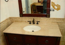 Botticino Classico Marble Vanity tops for Hotel (YQW-110028C)