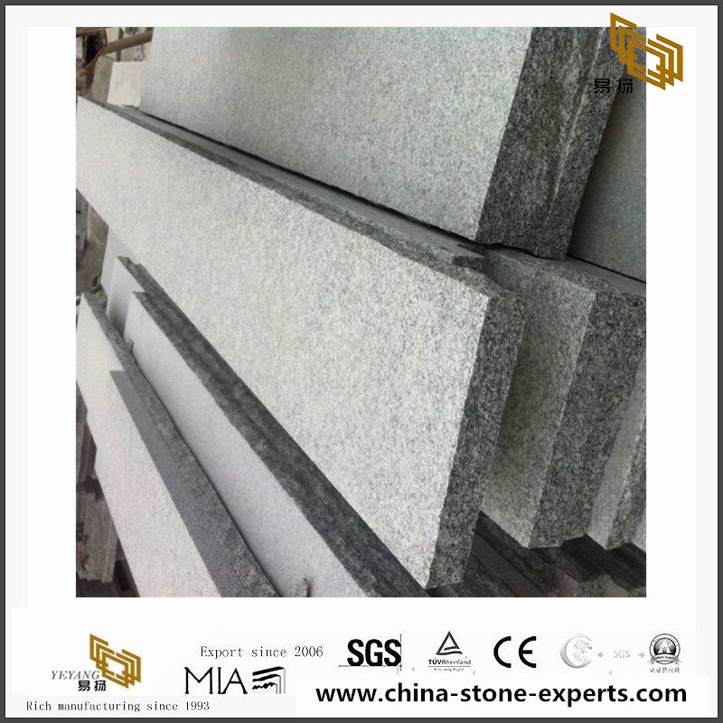 China Light Grey Granite Steps for Landscape with low cost