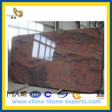 Natural Multicolor Red Granite Slab for Monuments, Headstones, Tombstones (YQZ-GS)