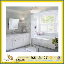 Natural Stone Polished East White Marble Countertop for Kitchen/Bathroom (YQC)