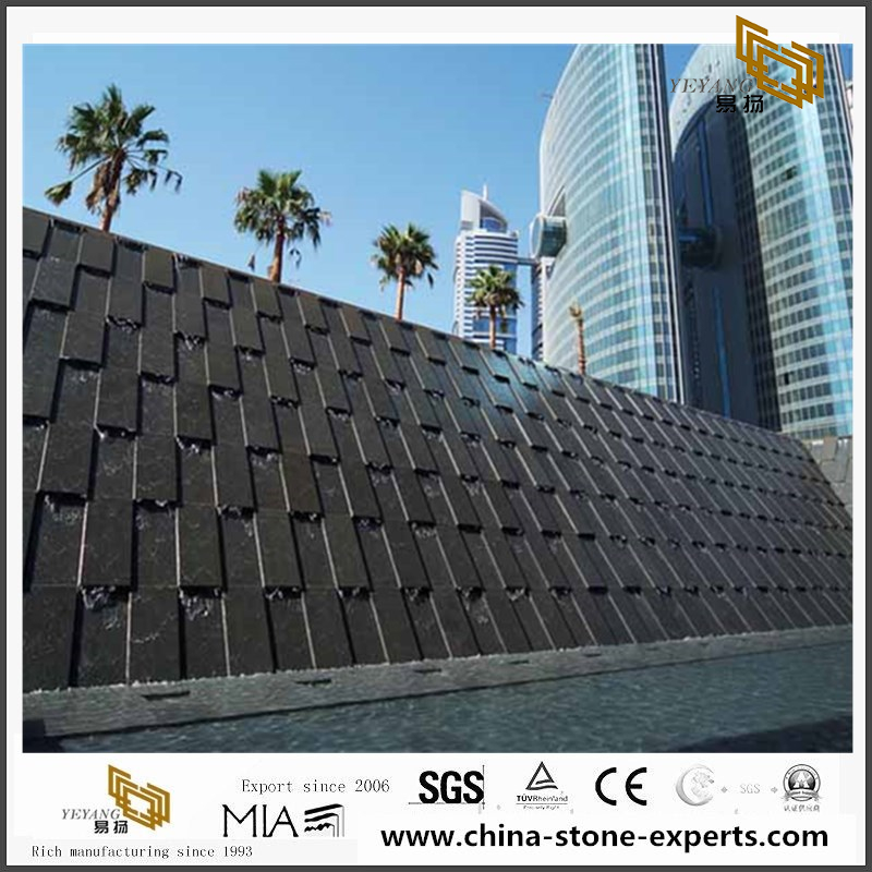 Chinese G654 Dark Black Granite Projects