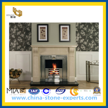 Carved Stone Fireplace for Indoor Decoration(YQG-CS1015)