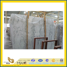 Honed or Polished White Marble Slabs -Guangxi White(YQG-MS1031)