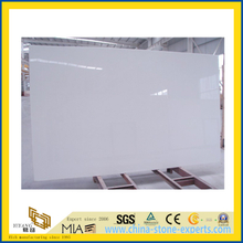 White Micro Crystalized Glass Quartz for Countertop (YQC)