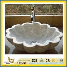 Prefabricated Natural Calacatta White Marble Vanity Top/Countertop for Bathroom/Kitchen