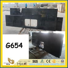 Hot Sale Chinese G654 Dark Grey Granite Vanitytops