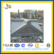 Grey Honed Capital Stone for Landscape(YQG-PV1052)