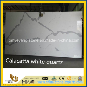 Calacatta White Artificial Quartz Stone Slab / Cut-to-Size Slab