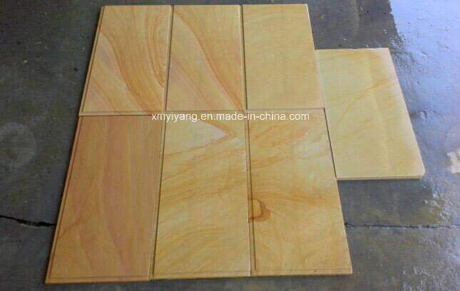 China Yellow Wood Sandstone for Walling, Cladding (YY-SS002)