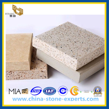 Prefab Specifications Interior Wall Panels Artificial Quartz Stone (YQZ-QS1001)