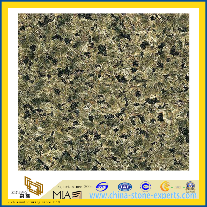 Yanshan Green Granite Slabs for Countertops (YQZ-G1053)