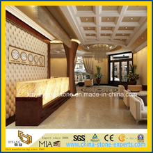 Backlit Honey Onyx Glass Work Top/Bar Top for Luxury Hotel
