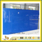 Polished Crystal Light Blue Artificial Quartz Slabs for Countertops (YQC)