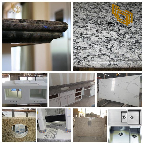 Buy Discount River White Granite Countertops for Bathroom & Kitchen with cheap cost (YQW-GC072602)