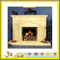 Indoor Decoration Natural Stone Marble Fireplace (YQG-F1001)