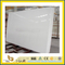 White Artificial Slab Quartz for Kictchen/Bathroom Countertop (YQC)