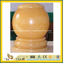 High Polished Honey Onyx Cremation Urn / Funeral Urn / Decorative Urn