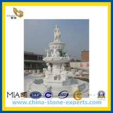 White Marble Stone Carving Statue/Sculpture for Garden(YQG-CS1042)