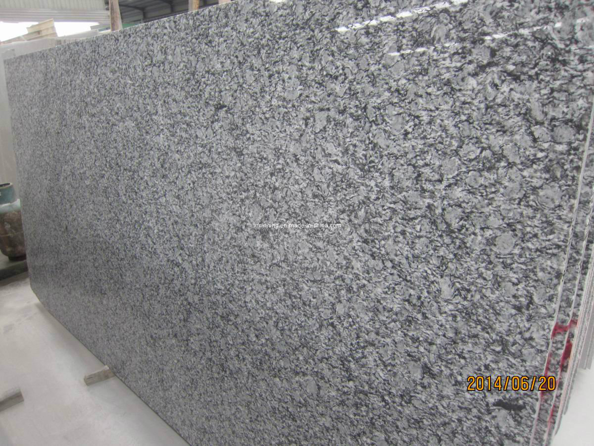 Spray White Granite Slabs For Projects Countertops Oyster White