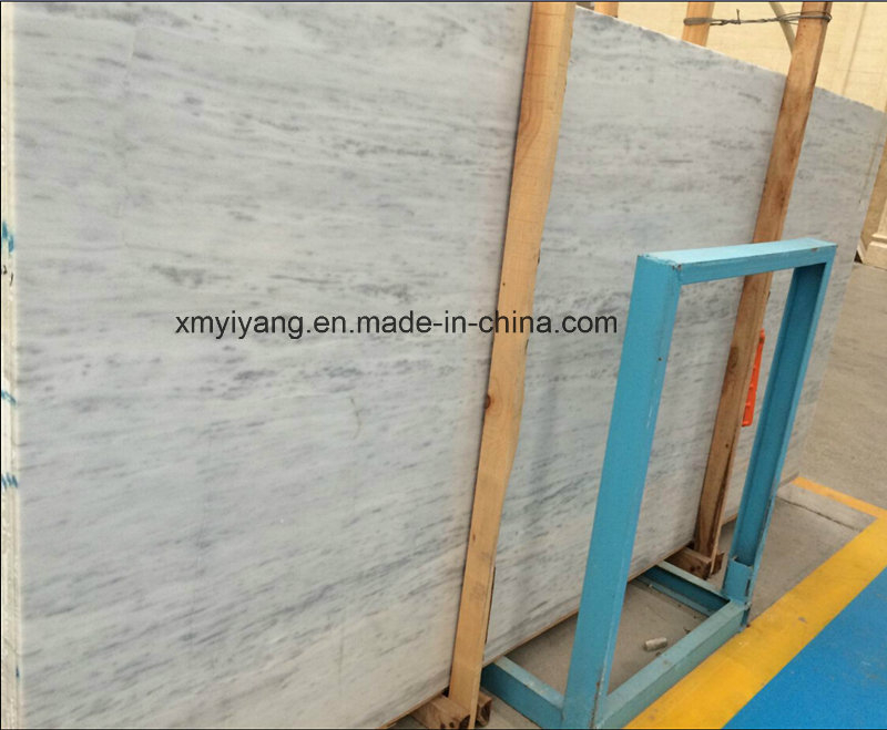 Polished Crystal White Marble Slab for Wall and Tiles