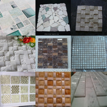 Polished Natural Mix Color Floor Wall Mosaic Tile (YQZ-M1016)