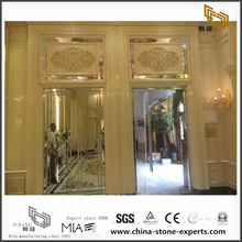 Golden Marble Background for Hall Design (YQW-MB081501）