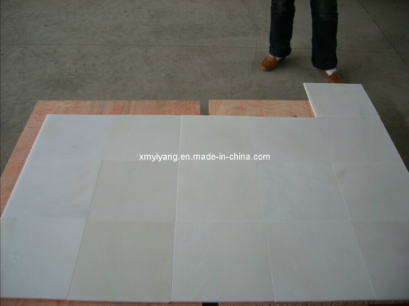 Polished White Marble Stone Tile for Flooring, Walling