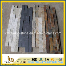 Black/White/Rusty/Yellow Natural Slate Stack Stone for Interior Wall
