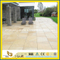 G682 Yellow Granite Flamed Tile / Paving Tile for Garden Patio