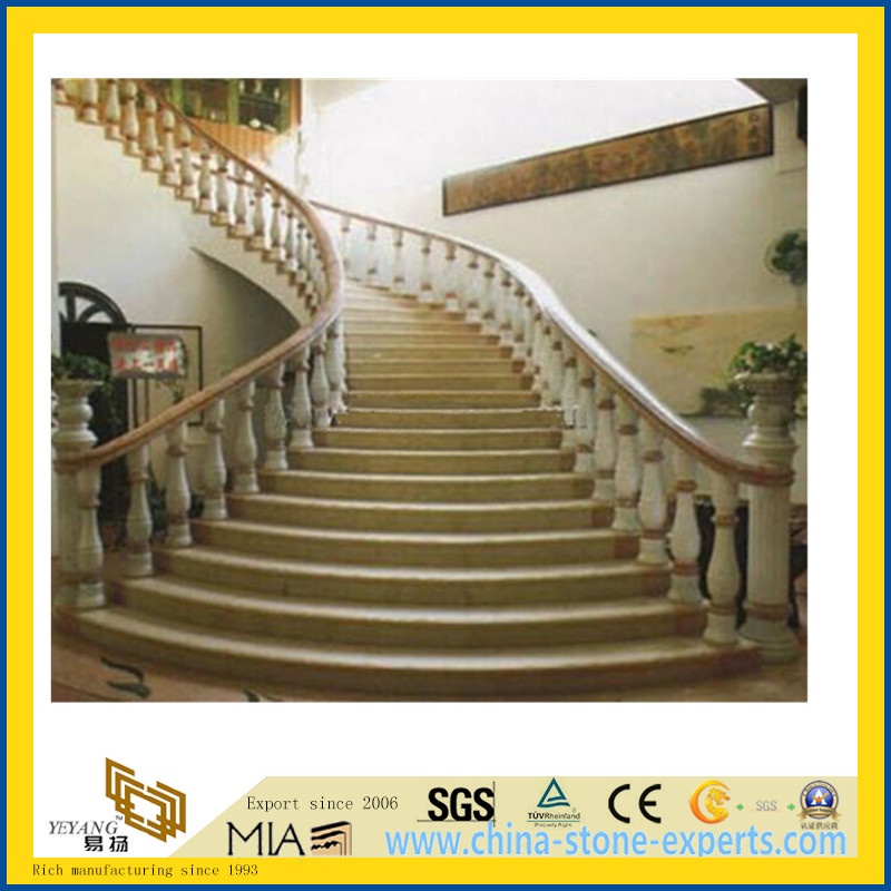 Granite Stone Staircase Banister Railings for Home