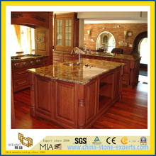 Natural Stone Polished Tan Brown Granite Countertop for Kitchen/Bathroom (YQC)