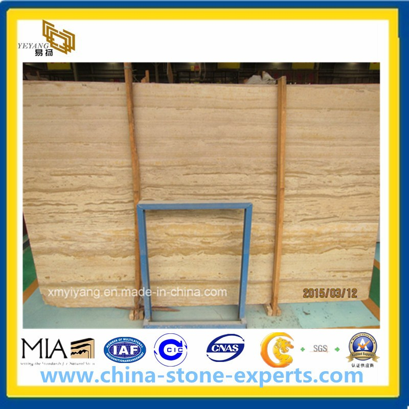 Wooden Yellow Marble/ Yellow Grainy Marble Slab
