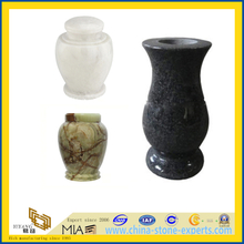Granite Stone Marble Cremation Urns Onyx Funeral Urns (YQG-LS1023)