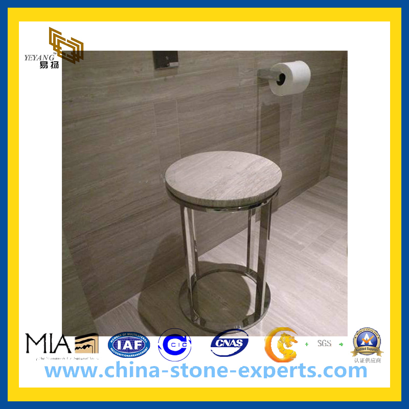 White Wood Marble for Floor and Wall Tiles(YQC)
