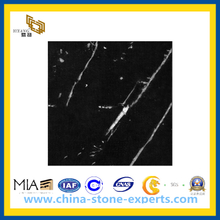 Black Negro Marquina Marble for Flooring Tile, Slab, Countertop(YQC)