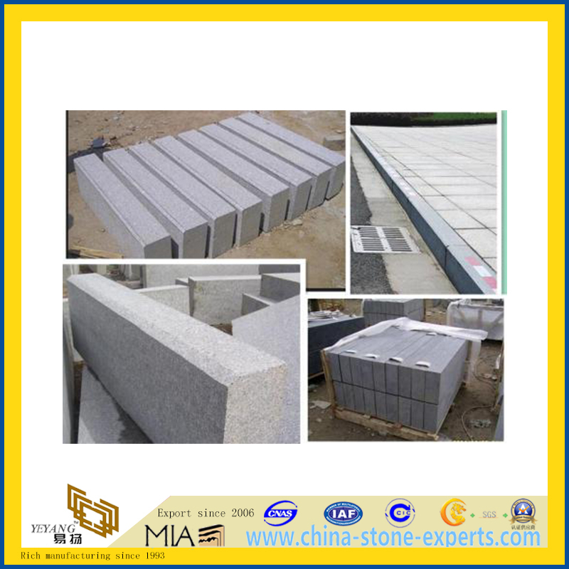 G603/G654/G601 Granite Kerbstone & Paver (cube stone, paver stone) for Landscaping(YQA)