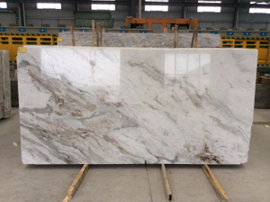 Top New arrival 3040*1450*8mm Arabescato Venato White marble