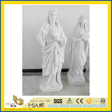 Hand Carved Virgin Mary Sculpture and Jesus Statue(YQG-LS1032)