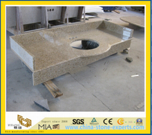 Sunset Gold (G682) Granite Bathroom Vanity Top for Hotel Project-Yym