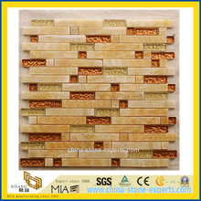 Mixed Color Natural Stone Marble Mosaic Wall Tile for Background